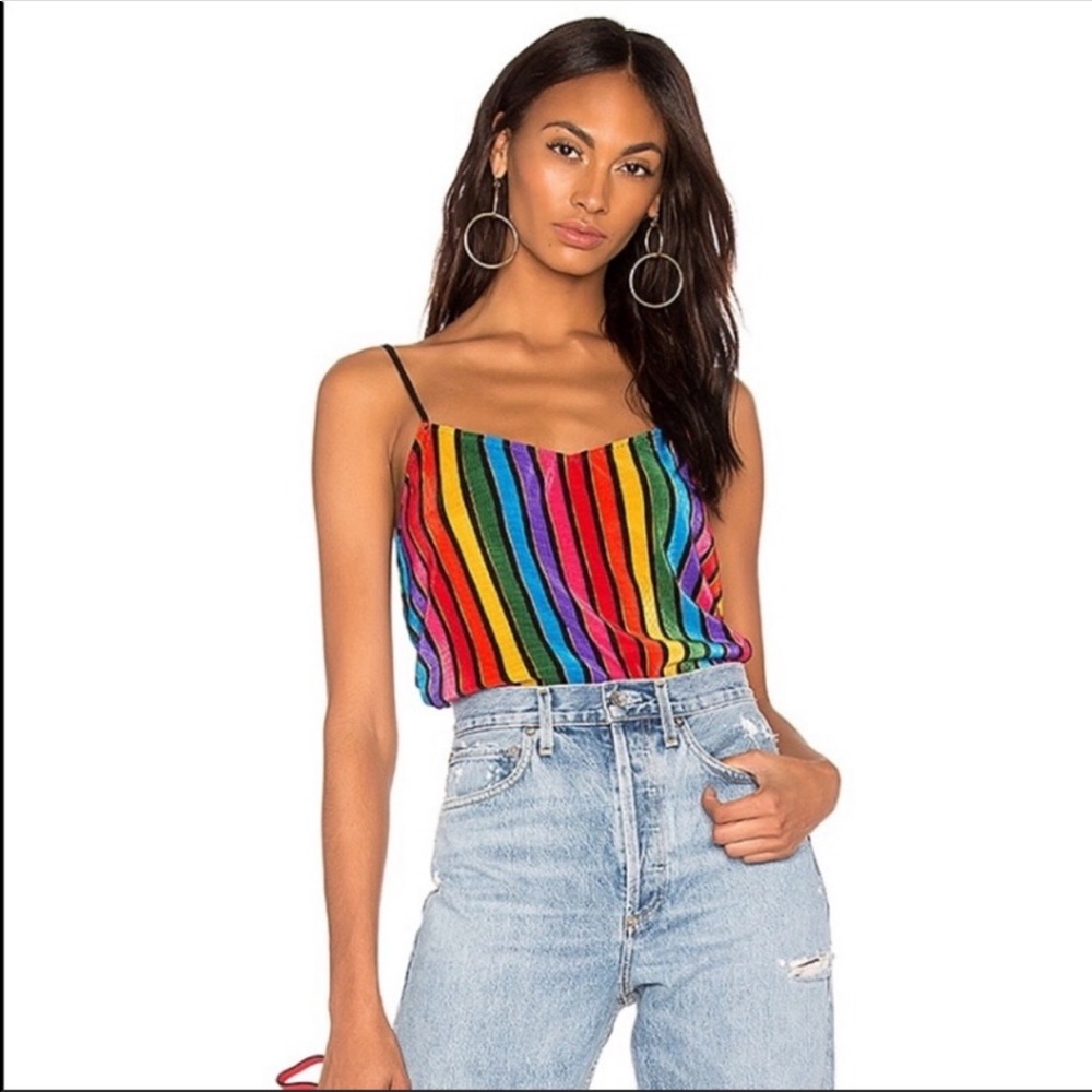 Show Me Your MuMu Multicolor Striped Top